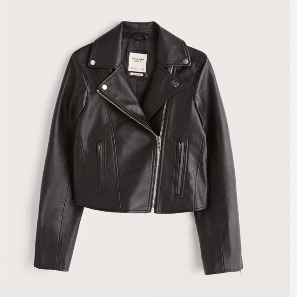 Abercrombie & Fitch Vegan Leather Jacket